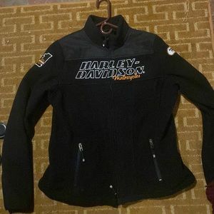 Black Harley Davidson jacket like brand new Size large